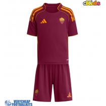 AS Roma Replica Home Minikit 2025-26 Short Sleeve (+ pants)
